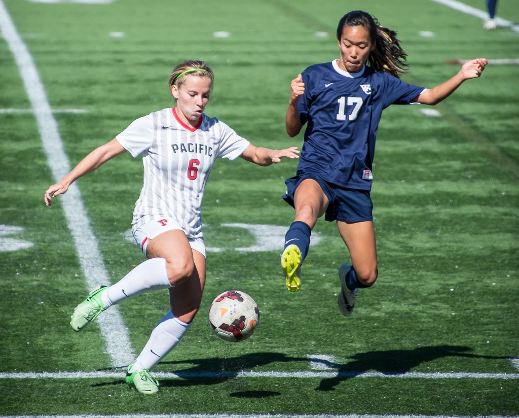 Collegiate women’s soccer, Whitman College at Pacific University, by Pat Fitzgerald